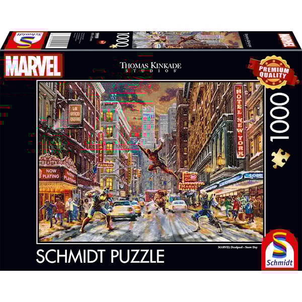 Puslespill Deadpool Snow Day 1000 brikker, Schmidt