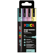 Posca Marker Set 4-p Soft Colors