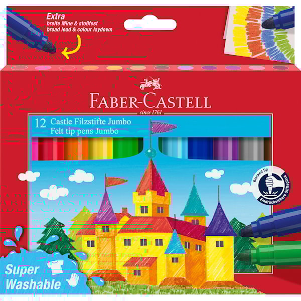 Tusj Faber Jumbo 12 Pk