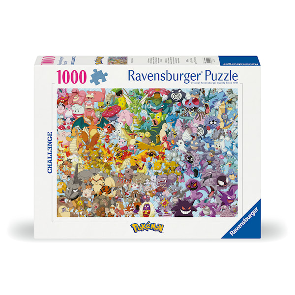 Pussel Challenge Pokémon 1000 bitar, Ravensburger