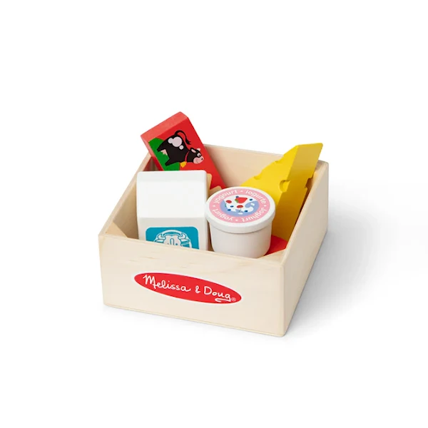 Melissa & Doug Wooden Toy Play Food - Dairy