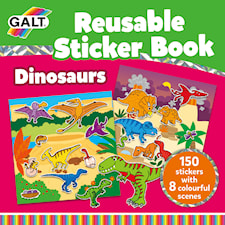 Klistremerkebok Dinosaur Gjenbrukbar Galt