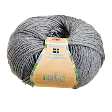 Mio Garn Merinoull 50g Ljusgrå (30203)