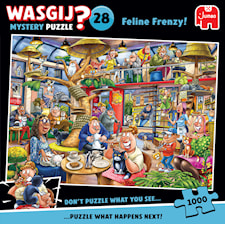 Wasgij Mystery 28 -palapeli, kissavimma!, 1000 palaa
