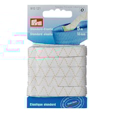 Resårkarta 9,0 mm x 5 meter Vit Prym