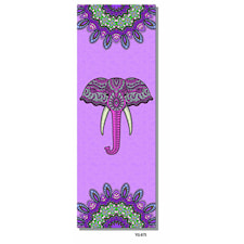 Økologisk Yogamatte av Miljøvennlig Naturgummi med Semsket Skinn på Oversiden Tykkelse 6 mm. 180 X 61 cm