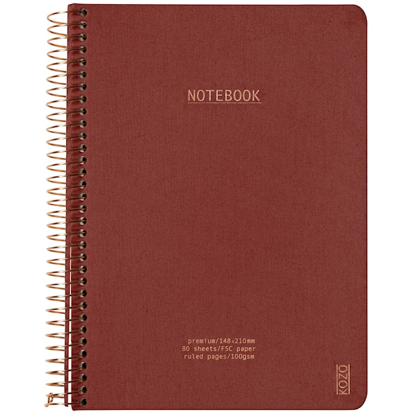 Notatbok A5 Premium Bric KOZO