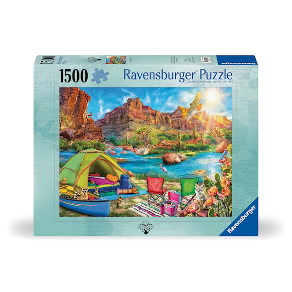 Pussel Canyon Camping 1500 bitar, Ravensburger