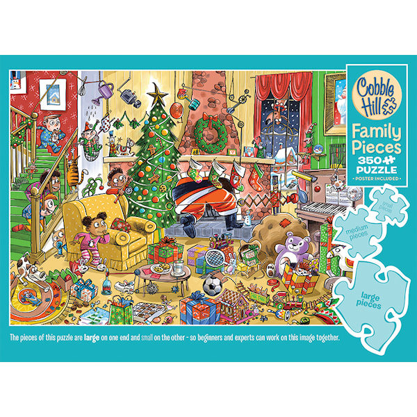 Pussel Catching Santa (Family) 350 bitar, Cobble Hill