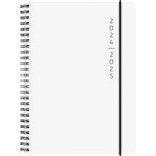 Kalender 24/25 A5 Plain White 18 mån Almanacksförlaget