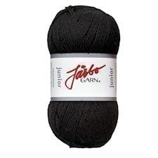 Junior Garn Akrylmix 50g Svart (67011)
