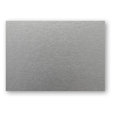 Kort Enkle Papperix A6 Sølv 10-pk