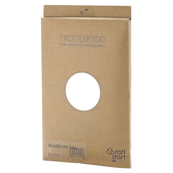 Bäddskydd, Frotté, 120 x 60 cm, Rätt Start