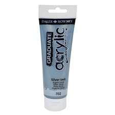Acrylic 120 ml Silver Graduate