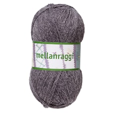 Mellanraggi Garn Ullmix 100g Mörkgrå (28212)