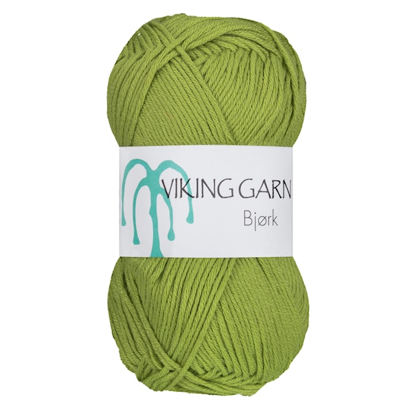 Bjørk 50 g Lys gønn 537 Viking Garn