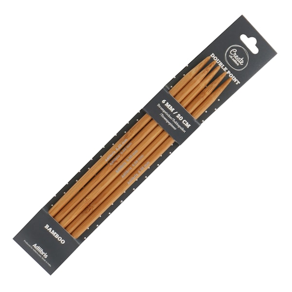 Sukkapuikot 6mm Bambu 20cm