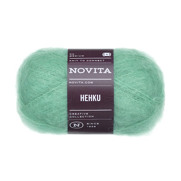 Hehku Garn Mohair Ullmiks 50 g Mosaikk 314 Novita