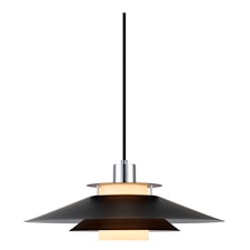 Halo Design Rivoli Taklampa 40 cm Svart/Krom