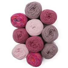 Adlibris Felting wool garn 100g Pink Lady 10-pack
