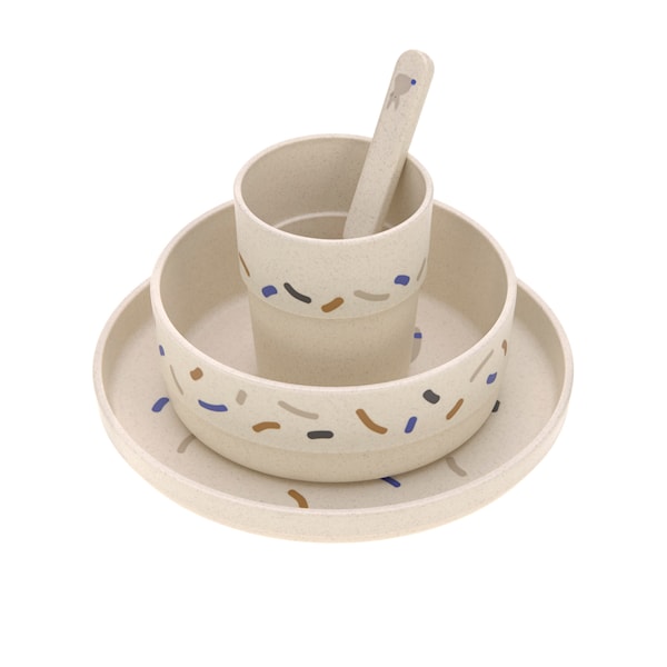 Barnservis Little Mateys Royal Blue Lässig