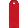Etikett Manillamärken Röd 3x8 cm 20-pack
