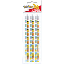 Blyertspennor Pokémon 6-pack