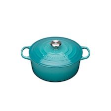 Gryte, Signature, Rund, 5,3 L, Støpejern, Caribbean, Le Creuset