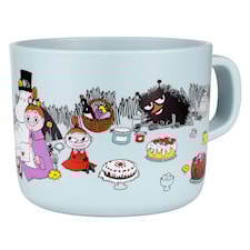 Mumin Picknick Mugg med Handtag Ljusblå Rätt Start