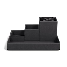 Skrivbordsförvaring 4 delar Black Bigso Box of Sweden