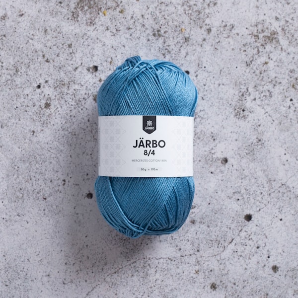 8/4 Garn Unicolour 32047 Jeans Blå