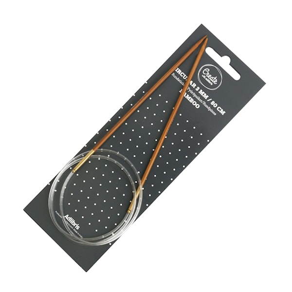 Pyöröpuikot 3mm Bambu 80cm