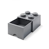 LEGO Förvaringslåda 4, Dark Stone Grey