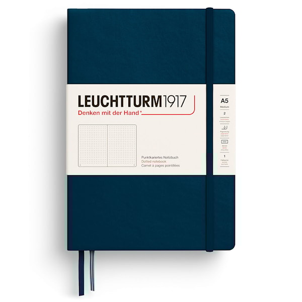 Notatbok A5 Hard Prikket Deep Sea Leuchtturm1917