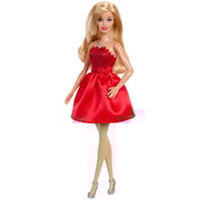 Barbie Fashionista 80th Anniversary Ruby Red Muotinukke