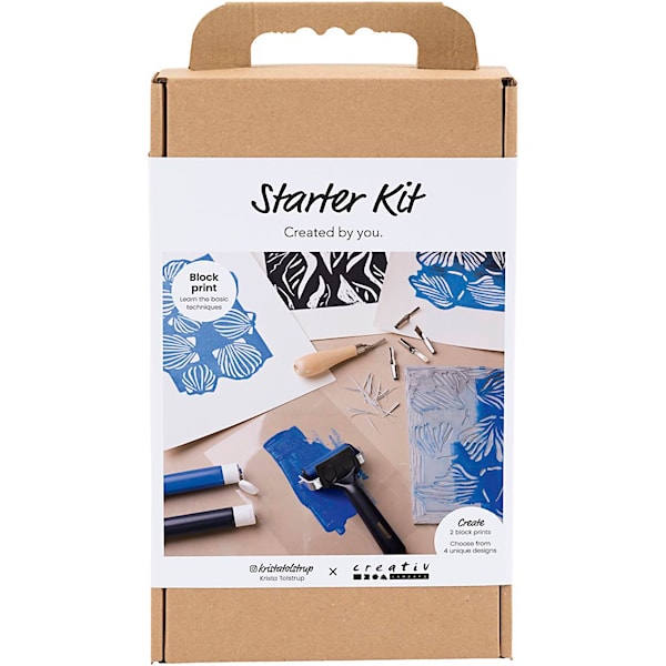 Start DIY Kit Blokktrykk, 1 pk.