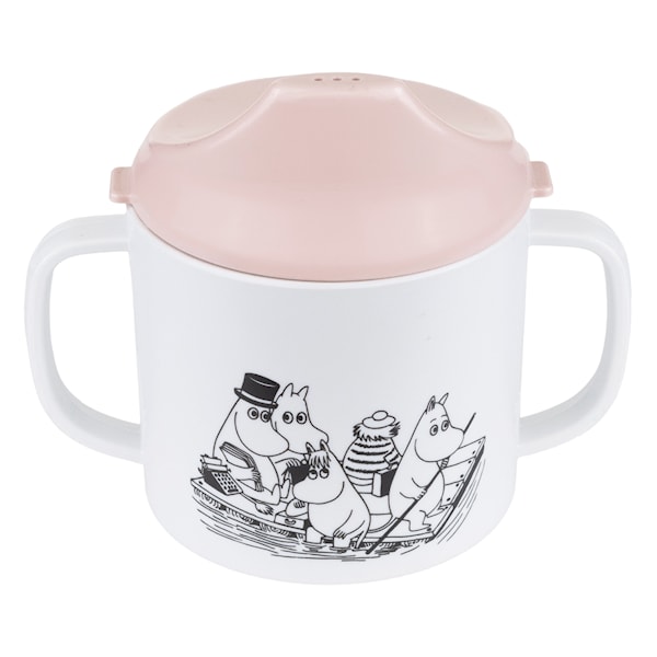 Mummitrollet Vann & Bad Pipemugg Rosa Rätt Start