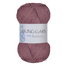 Bambino 50 g Punaruskea 418 Viking Garn