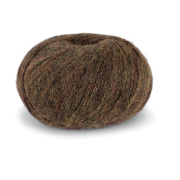 Du store Alpakka Dreamline Soul Garn 25 g Bruntoner 208