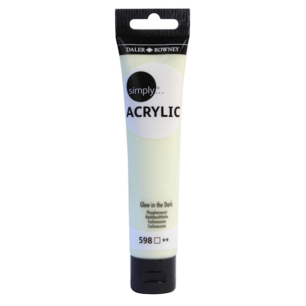 Self-Luminous Acrylic Paint 75 ml Daler-Rowney