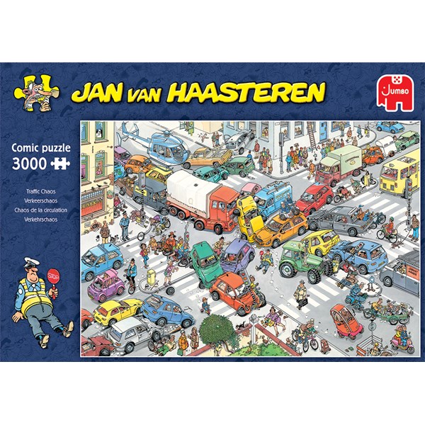 Jan Van Haasteren Traffic Chaos Pussel 3000 bitar, Jumbo