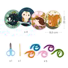 Mitt första Broderi 4 Djur Djeco