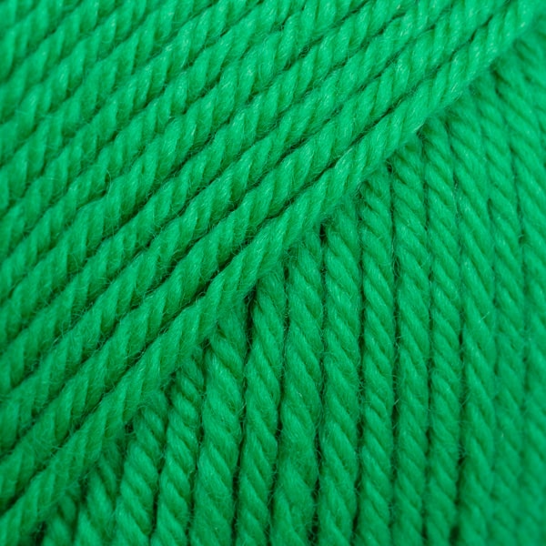 Daisy Uni Colour Ullgarn 50 g parrot green (25) Drops