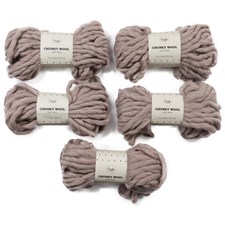 5-pack Chunky Wool Garn 200 g Grey Beige Melange A045 Adlibris