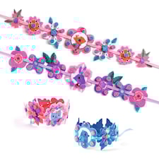 DIY-Kit Glittrande Armband 4 st Djeco