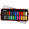Akvarellfarge, str. 12x30 mm, ass. farger, 24 farge/ 1 pk.