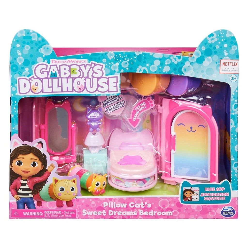 Pillow Cat's Sovrum Deluxe Gabby's Dollhouse Pillow Cat's Sovrum Deluxe Gabby's Dollhouse