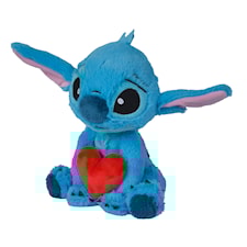 Stitch kosedyr med hjerte (25 cm) Disney