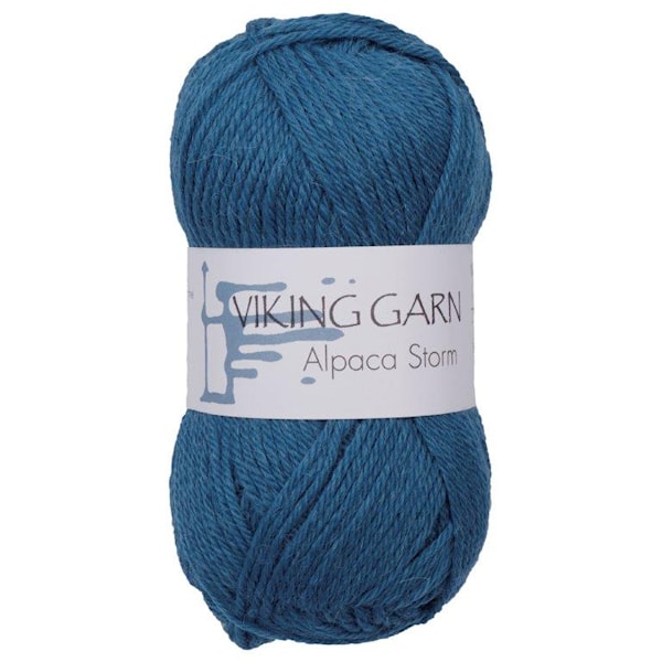 Viking of Norway Alpaca Storm Garn Alpackamix 50g Kornblå 525