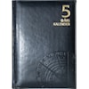 Kalender A5 Fem års-dagbok svart Almanacksförlaget